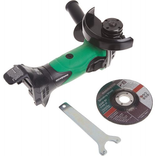  Metabo HPT 18V MultiVolt 4-1/2-Inch Cordless Angle Grinder Slide Switch w/Lock-On Tool Only - No Battery Lifetime Tool Warranty G18DSL2Q4