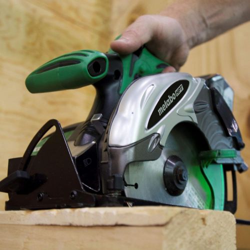  Metabo HPT 18V Cordless 6-1/2 Circular Saw | Tool Only | No Battery | Soft Grip Handle | Built-In Spotlight | Lifetime Tool Warranty | C18DSLQ4