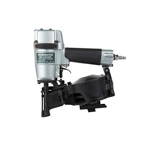  Metabo HPT Roofing Nailer, Pneumatic, Coil Roofing Nails from 7/8-Inch up to 1-3/4-Inch, 16 Degree Magazine (NV45AB2)