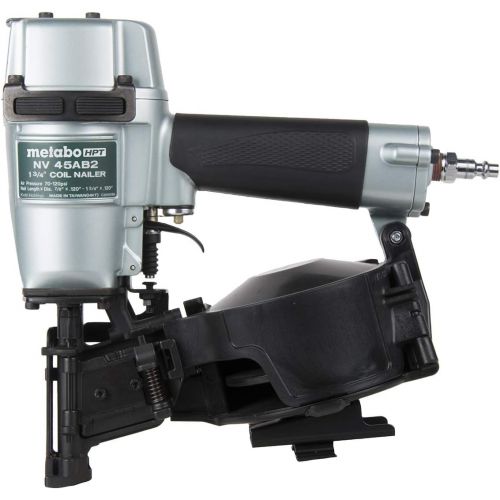  Metabo HPT Roofing Nailer, Pneumatic, Coil Roofing Nails from 7/8-Inch up to 1-3/4-Inch, 16 Degree Magazine (NV45AB2)