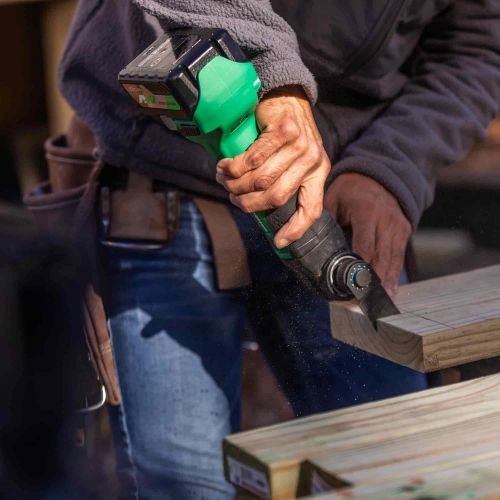  Metabo HPT Cordless Oscillating Multi-Tool | 18V Brushless Motor | Variable Speed Mode Functions | Tool-less Blade Change | Lifetime Tool Warranty | Bare Tool - No Battery (CV18DBL