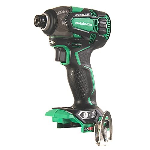  Metabo HPT 18V Cordless Impact Driver, Triple Hammer Technology, Powerful 1, 832 In/Lbs Torque, Variable Speed Trigger, IP56 Compliant, LED Light, Tool Only (WH18DBDL2Q4)