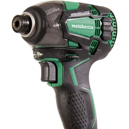  Metabo HPT 18V Cordless Impact Driver, Triple Hammer Technology, Powerful 1, 832 In/Lbs Torque, Variable Speed Trigger, IP56 Compliant, LED Light, Tool Only (WH18DBDL2Q4)