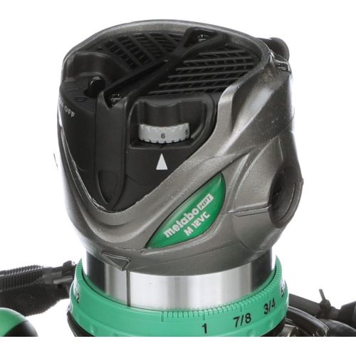  Metabo HPT Router | Fixed Base | 11 Amp Motor | 2-1/4 Peak HP | Variable Speed | M12VC