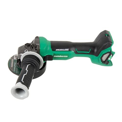  Metabo HPT 36V MultiVolt Brushless Angle Grinder | 4-1/2-Inch | Slide Switch | Tool Body Only | G3612DAQ6