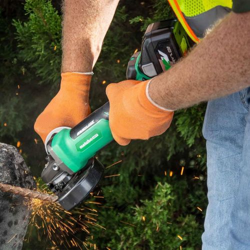  Metabo HPT 36V MultiVolt Brushless Angle Grinder | 4-1/2-Inch | Slide Switch | Tool Body Only | G3612DAQ6