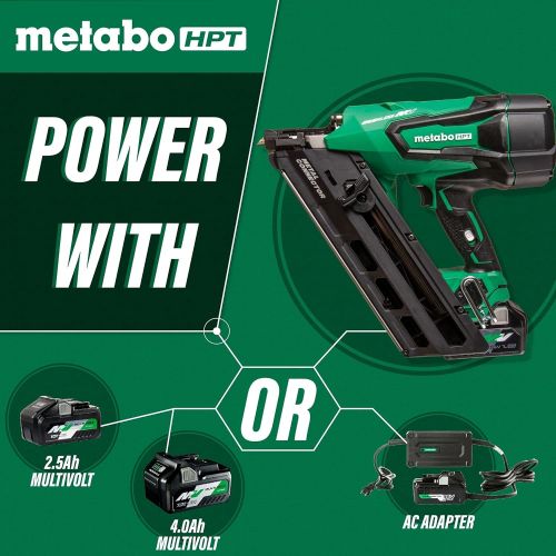  Metabo HPT 36V MultiVolt Cordless Metal Connector Nailer | Includes Battery and Charger | NR3665DA