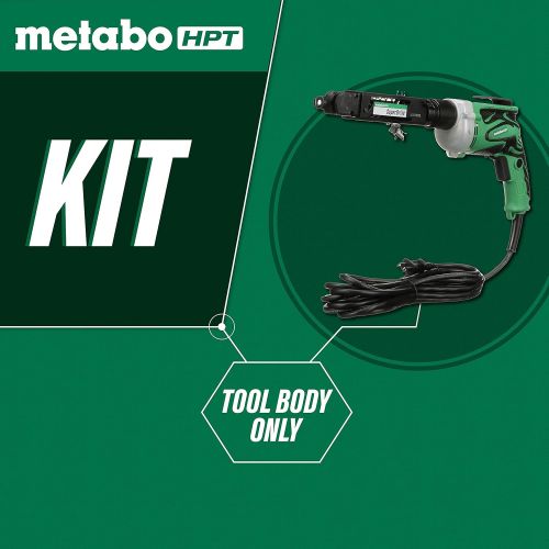  Metabo HPT SuperDrive Collated Screwdriver | 24.6 Ft Power Cord | 6.6 Amp Motor | W6V4SD2