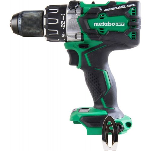  Metabo HPT 18V Cordless Brushless Driver Drill - Tool Only | No Battery | 1, 205 In/Lbs of Turning Torque | Reactive Force Control | 1/2 Keyless All-Metal Chuck | Lifetime Tool War