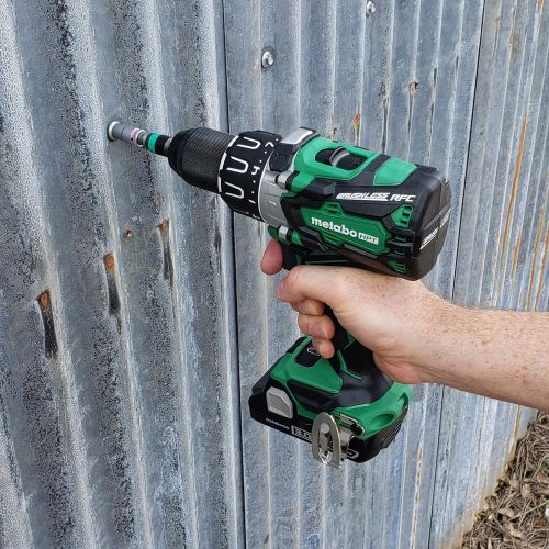  Metabo HPT 18V Cordless Brushless Driver Drill - Tool Only | No Battery | 1, 205 In/Lbs of Turning Torque | Reactive Force Control | 1/2 Keyless All-Metal Chuck | Lifetime Tool War