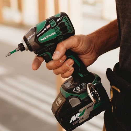  Metabo HPT 36V MultiVolt Triple Hammer Cordless Impact Driver Kit | Two Batteries and Charger | WH36DBG