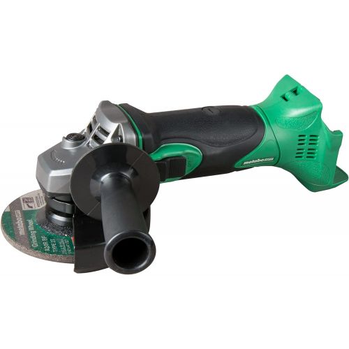  Metabo HPT 18V MultiVolt 4-1/2-Inch Cordless Angle Grinder | Slide Switch w/ Lock-On | Tool Only - No Battery | Lifetime Tool Warranty | G18DSL2Q4