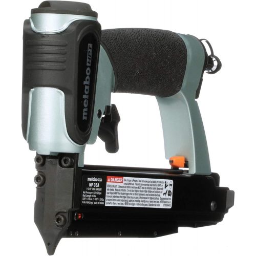  Metabo HPT Pin Nailer Kit, 23 Gauge, Pin Nails - 5/8 to 1-3/8, No Mar Tip - 2, Depth Adjustment, 5-Year Warranty (NP35A)