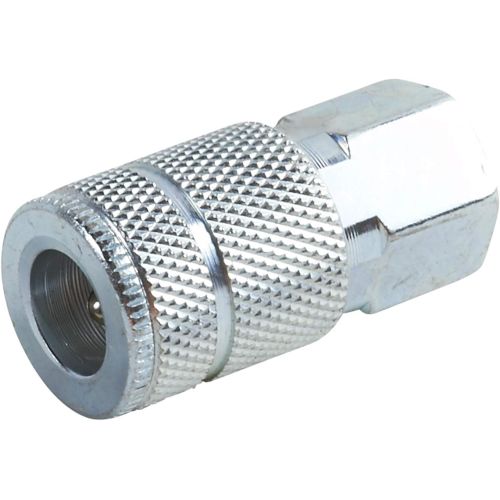  Metabo HPT Automotive Air Coupler, 1/4 Body Size, Zinc Plated Steel, 1/4 Female Thread Size (115330M)