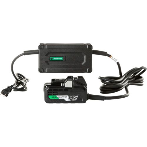  Metabo HPT MultiVolt AC Adapter Power Source Option for All 36V Metabo HPT MultiVolt Tools 20 Ft Pivoting Cord Can Be Used with Generators or Long Extension Cords ET36A