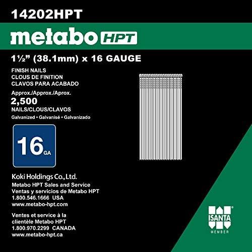  Metabo HPT 1-1/2 Inch 16 Gauge Finish Nail 2,500 Count 14202HPT