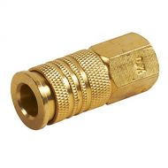 Metabo HPT Universal Coupler, 1/4 Body Size, Brass, 6 Ball, 1/4 Thread Size, Female (115149M)