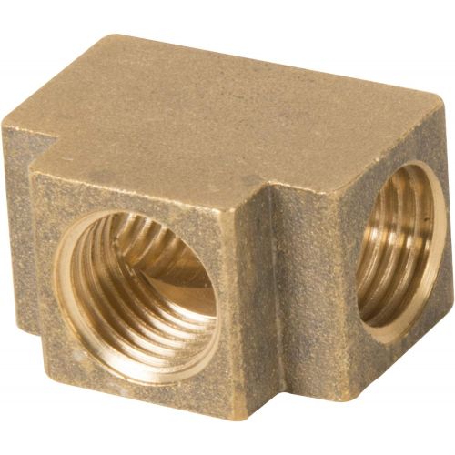  Metabo HPT Tee Splitter, 3 x 1/4-Inch, Female, Brass (115179M)