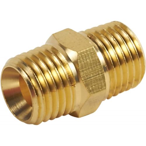  Metabo HPT Coupling, 1/4-Inch x 1/4-Inch, Male/Male, Brass (115171M)