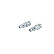 Metabo HPT Industrial Air Plug Set, 3/8 Inch Body Size, 3/8 Inch NPT Male Threads Size, Zinc Plated Steel, 2-Pack (115322M)