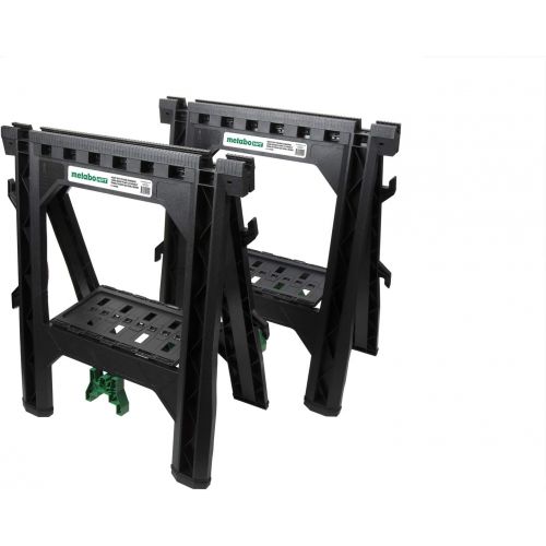  Metabo HPT Folding Sawhorses, 2-Pack (115445M) & Swanson Tool Co SW1201K Value Pack 7 inch Speed Square and Big 12 Speed Square (without layout bar) ships with Blue Book