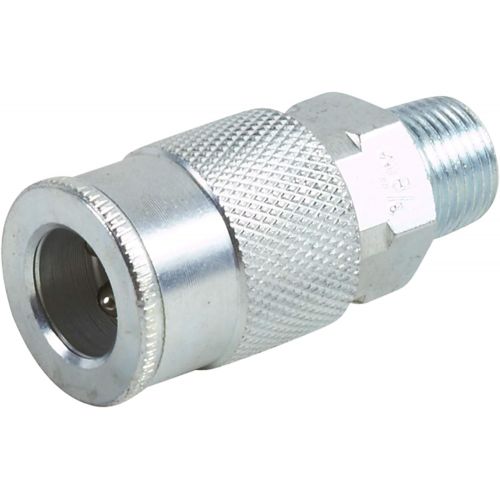  Metabo HPT Coupler, 3/8 Body Size, Zinc Plated Steel, 3/8 Male Thread Size (115326M)