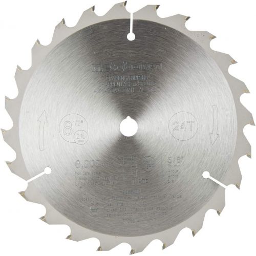  Metabo HPT Miter Saw Blade, 8-1/2-Inch, Framing/Ripping Blade, 24-Tooth, 5/8-Inch Arbor, Tungsten Carbide Tip (998840M)