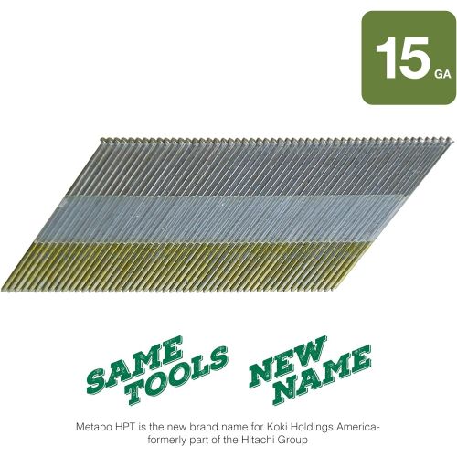  2-1/2 Inch 15 Gauge Finish Nails 1,000 Count Metabo HPT 24206SHPT