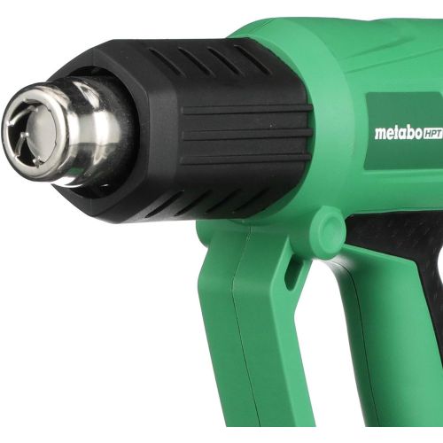  Metabo HPT Heat Gun, Variable Heat & Fan Settings, LCD Display, Includes Glass Protector Nozzle, Spreader Nozzle, Hook Nozzle, Concentrator Nozzle, Handheld Scraper, Storage Case (