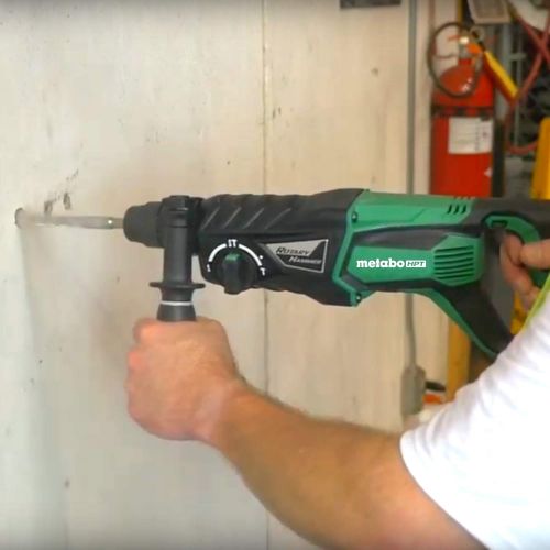  [아마존베스트]Metabo HPT Rotary Hammer | SDS Plus | 1-Inch, 7.5-Amp | For Drilling | Chipping and Hammer Drilling (DH26PF)