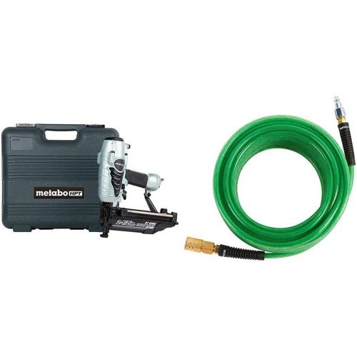  [아마존베스트]Metabo HPT NT65M2S Finish Nailer with Air Hose, 1/4 x 50