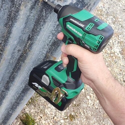  [아마존베스트]Metabo HPT WH18DBFL2T 18V Cordless Impact Driver | Includes 2 Batteries (1) 36V/18V Multivolt 5.0Ah & (1) 18V Compact 3.0Ah Battery | 1,522 in-lbs of Torque | Up to 3,100 Rpm 3,400