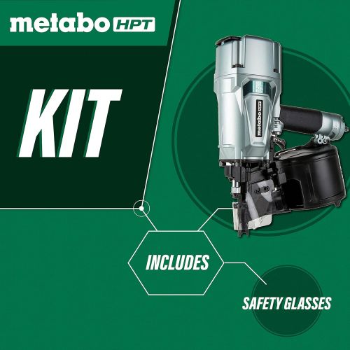  [아마존베스트]Metabo HPT Coil Framing Nailer, Pneumatic, Coil Nails - 2-Inch up to 3-1/4-Inch Round Head, Tool-less Depth Adjustment, 16 Degree Magazine, Rafter Hook, 5-Year Warranty (NV83A5)