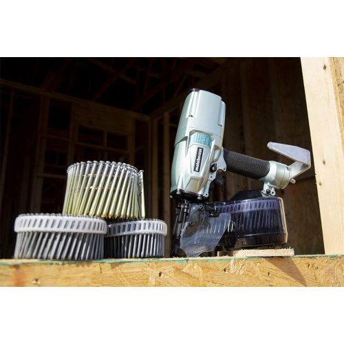  [아마존베스트]Metabo HPT Coil Siding/Framing Nailer, Pneumatic, Drives Wire & Plastic Collated Siding/Framing Nails (NV75A5)