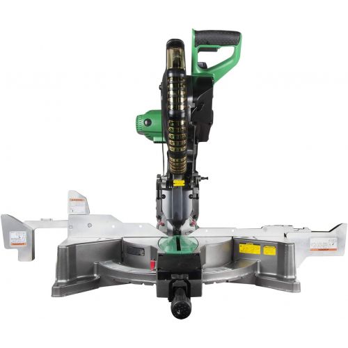  Metabo HPT 12-Inch Compound Miter Saw, Laser Marker System, Double Bevel, 15-Amp Motor, Tall Pivoting Aluminum Fence, 5 Year Warranty (C12FDHS)