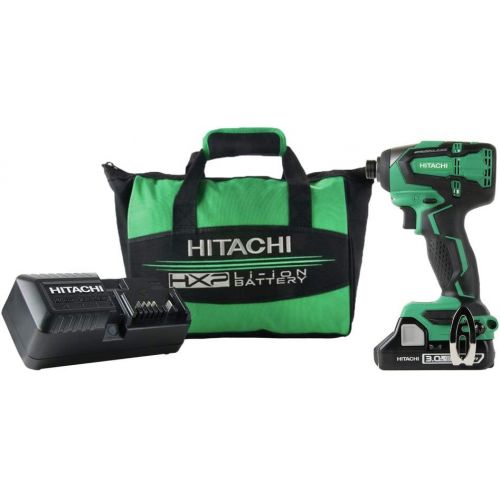  Hitachi WH18DBFL2S 18V Cordless COMPACT Lithium-Ion Brushless 1, 522 in-lbs. Impact Driver Kit