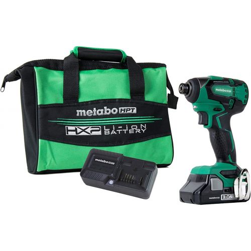  Hitachi WH18DBFL2S 18V Cordless COMPACT Lithium-Ion Brushless 1, 522 in-lbs. Impact Driver Kit