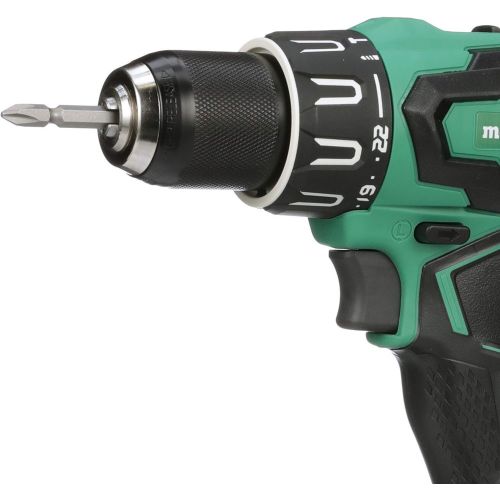  Metabo HPT 18V Cordless Hammer Drill Includes Two Batteries 1-36V/18V Multivolt 5.0 Ah & 1-18V Compact 3.0 Ah Battery 1/2 Keyless Chuck 620 In/Lbs Turning Torque DV18DBFL2T