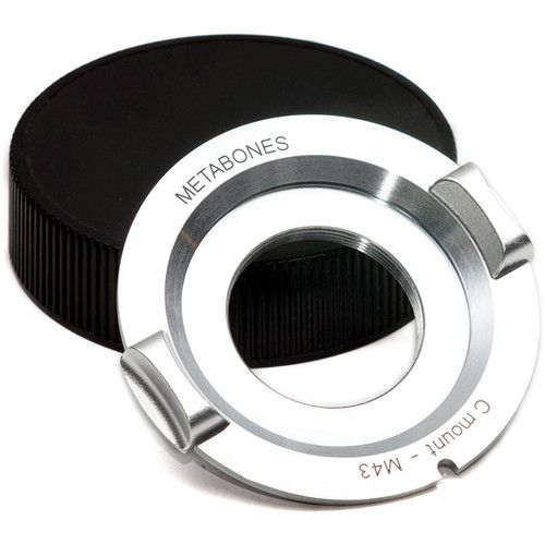  Metabones C-Mount Lens to Micro Four Thirds Camera Lens Adapter (Chrome)