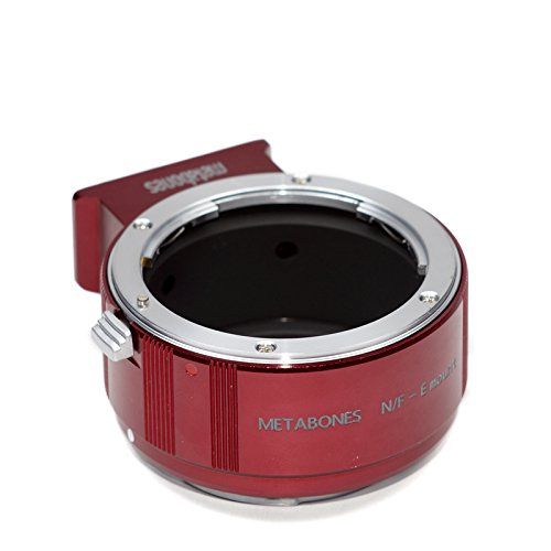  Metabones Nikon F Lens to Sony E-Mount Camera T Adapter II, Red