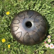 /MetalLeatherArt Tank drum Handpan Steel drum Happydrum Glukophone Steel Tongue Drum Ethnic music Music meditation Percussion