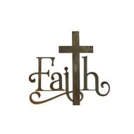 Metalheadartdesign Faith Old Rugged Cross Rusted Metal Wall Hanging