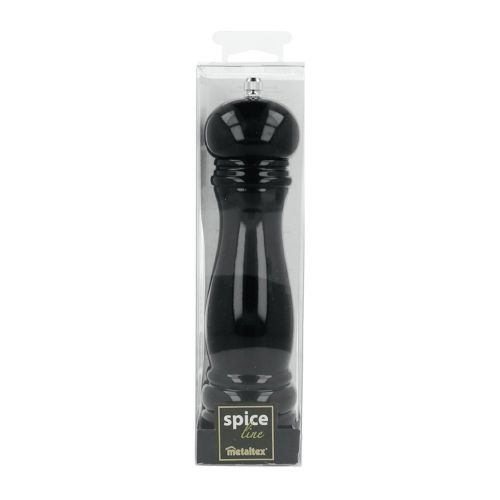  Metaltex 586045038Pepper Mill 22cm, Wood, black, 4x 4x 22cm