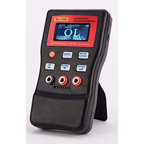  [아마존베스트]MeterTo Auto-ranging 5 Digit LC Meter MLC500 Capacitance Inductance Tester 0.00pF ～100.000mF 0.000uH ～ 100.000H LC Oscillation and RC Oscillation USB