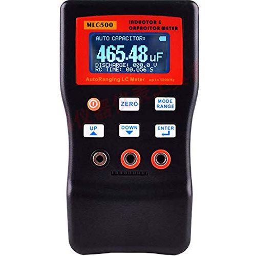  [아마존베스트]MeterTo Auto-ranging 5 Digit LC Meter MLC500 Capacitance Inductance Tester 0.00pF ～100.000mF 0.000uH ～ 100.000H LC Oscillation and RC Oscillation USB