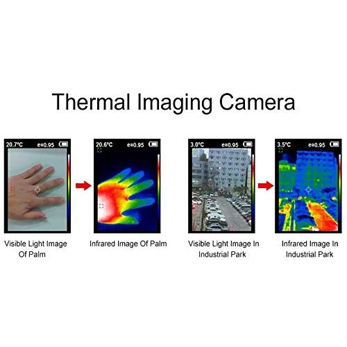 MeterTo HT-04 2.4 TFT Infrared Thermal Imaging Camera Thermal Imager Detector Camera 4G SD Card -20~300 Degree 220x160 Resolution