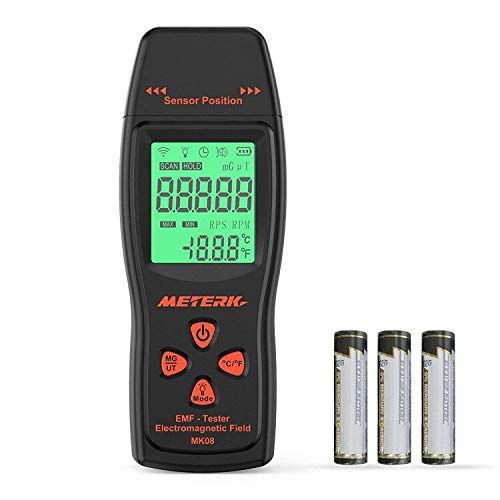  [아마존 핫딜] [아마존핫딜]Meterk EMF Meter Electromagnetic Field Radiation Detector Handheld Mini Digital LCD EMF Detector Dosimeter Tester Counter