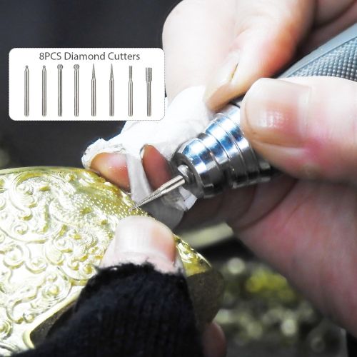  [아마존 핫딜] Rotary Tool Accessories Kit, Meterk 349pcs Grinding Polishing Drilling Kits, 1/8 Shank Electric Grinder Universal Fitment for Easy Cutting Grinding Sanding Sharpening Carving Polis