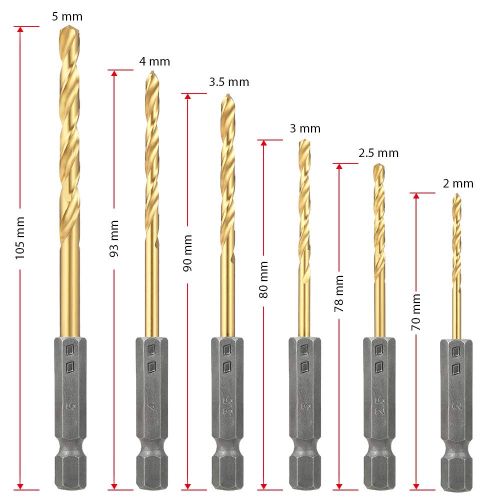  [아마존 핫딜]  [아마존핫딜]Holzbohrer und Bohrer Bit Set, Meterk Professionell 25-teiliges Sechskant Bohrer Set Geeignet fuer alle Bit Akkuschrauber Set