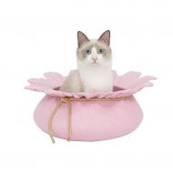 Meters Cat Bed | Felt Cat Bed Semi-Closed Cat Nest, Removable & Washable Cat Supplies - Suitable for Small Pets Under 13 Lbs